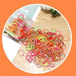 Pack of 300 Disposable Hair Bands for Women Rubber Ponytail Holder Accessories