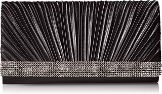Jessica McClintock Women's Chloe Satin Rhinestone Evening Clutch