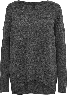 ONLY ONLNANJING Women's Winter Knitted Crew Neck Pullover