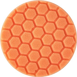 Chemical Guys, Hex-Logic Medium-Heavy Cutting Foam Pad, Orange, 5.5 inch | Medium to heavy cutting foam pad cuts swirls and defects, fits 5 in backing plates for dual-action polishers