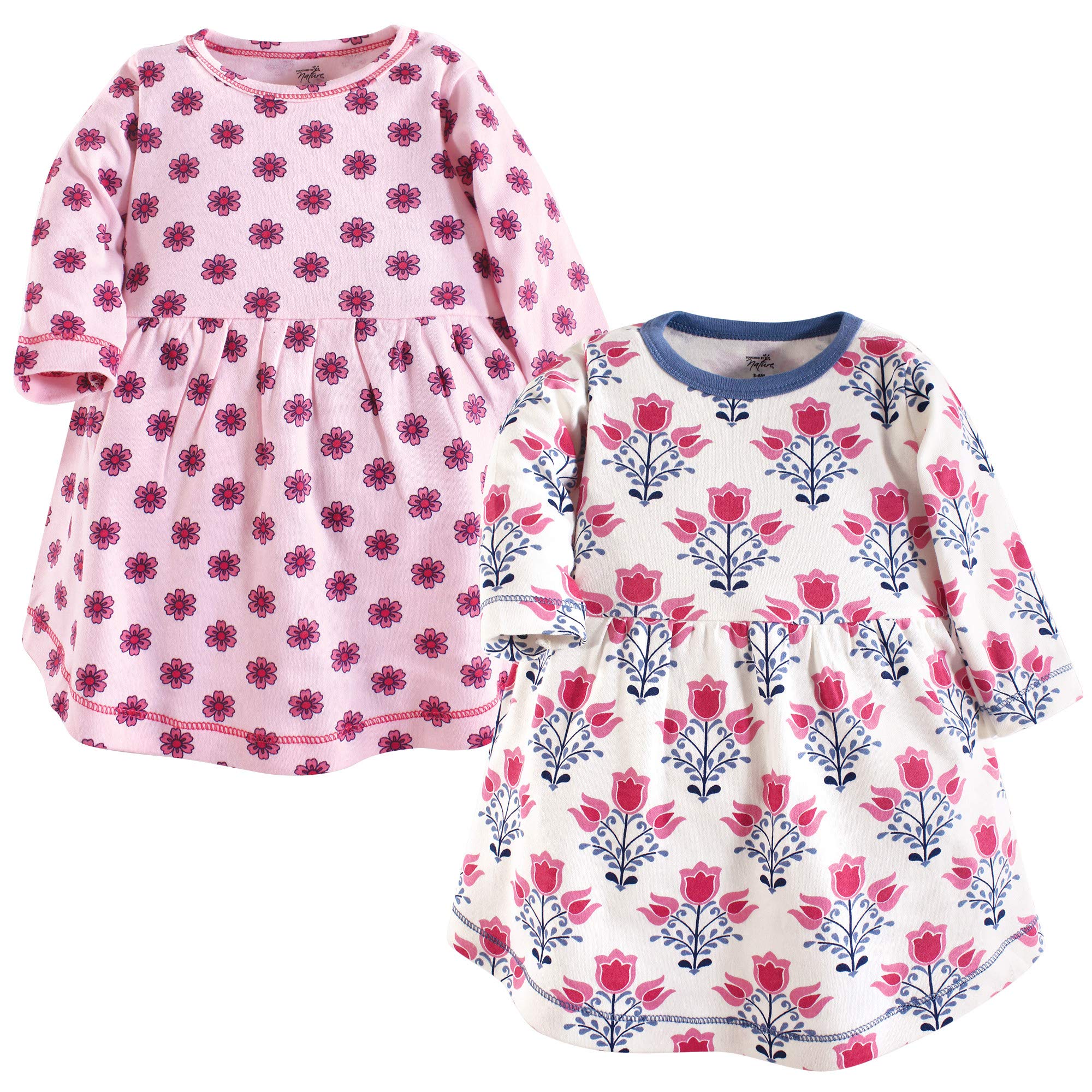 Touched by Nature Girls, Toddler, Baby and Womens Organic Cotton Short-Sleeve and Long-Sleeve Dresses