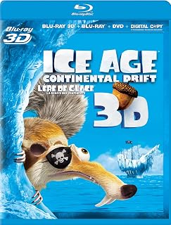 Ice Age: Continental Drift [Blu-ray 3D + Blu-ray + DVD + Digital Copy]
