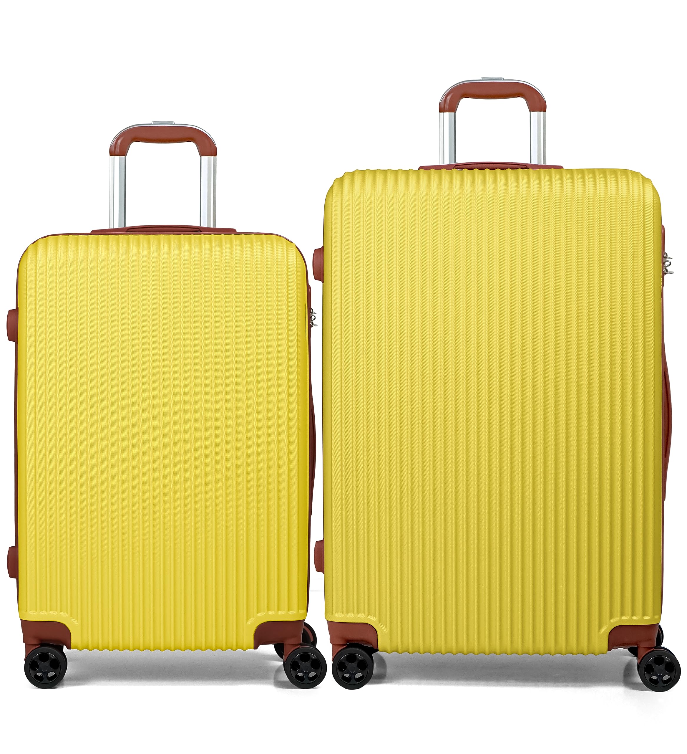 CALDARIUS Hardshell Luggage | Durable Suitcases | Lightweight & Secure with Comb