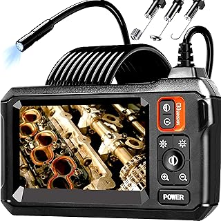 Daxiongmao Endoscope Camera with Light, 1080P HD Borescope | IP67 Waterproof Snake Camera – Ideal for Inspecting Walls, Vents, Automotive Engines, Pipes – A Great Gift Tool for Men