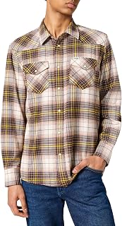 Wrangler - L/S Western Shirt Light Indigo, Men's T-Shirt