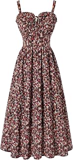 Scarlet Darkness Floral Corset Dress Summer Dresses for Women 2025 Wedding Guest Dress Cottagecore Fairy Dresses