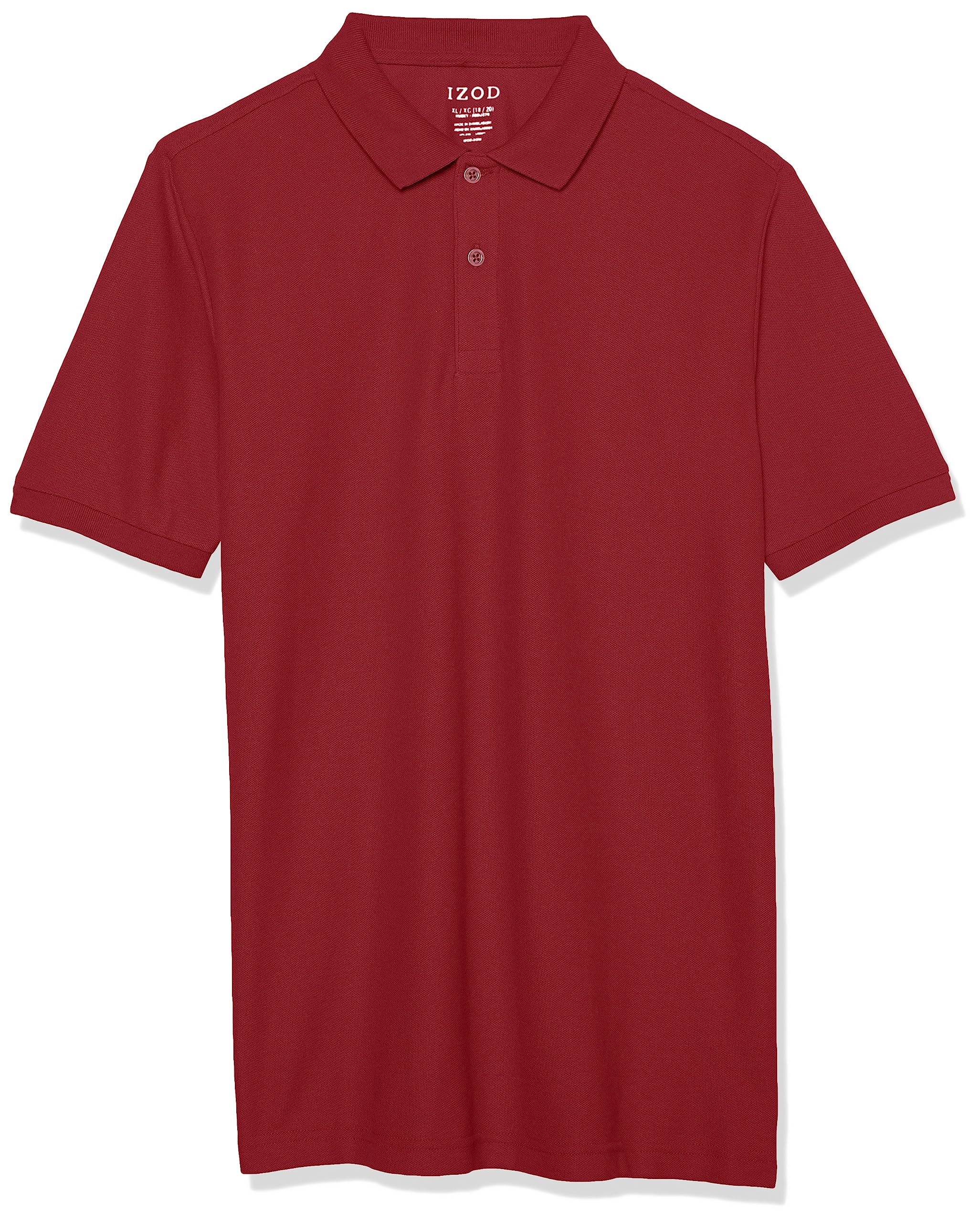 Izod School Uniform Short Sleeve Pique Polo Shirt Children and Youth