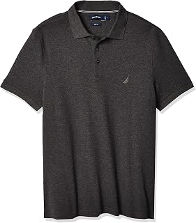 Nautica Men's Classic Fit Short Sleeve Solid Soft Cotton Polo Shirt Polo Shirt