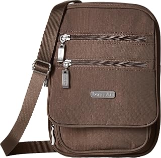 Baggallini Journey Crossbody Bag Multi-Pocketed Lightweight and Water Resistant Nylon Travel Purse