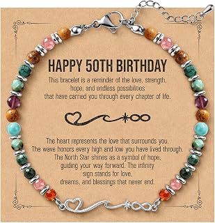 Bracelets for Women, Meaningful Beaded Wave Jewelry Gift