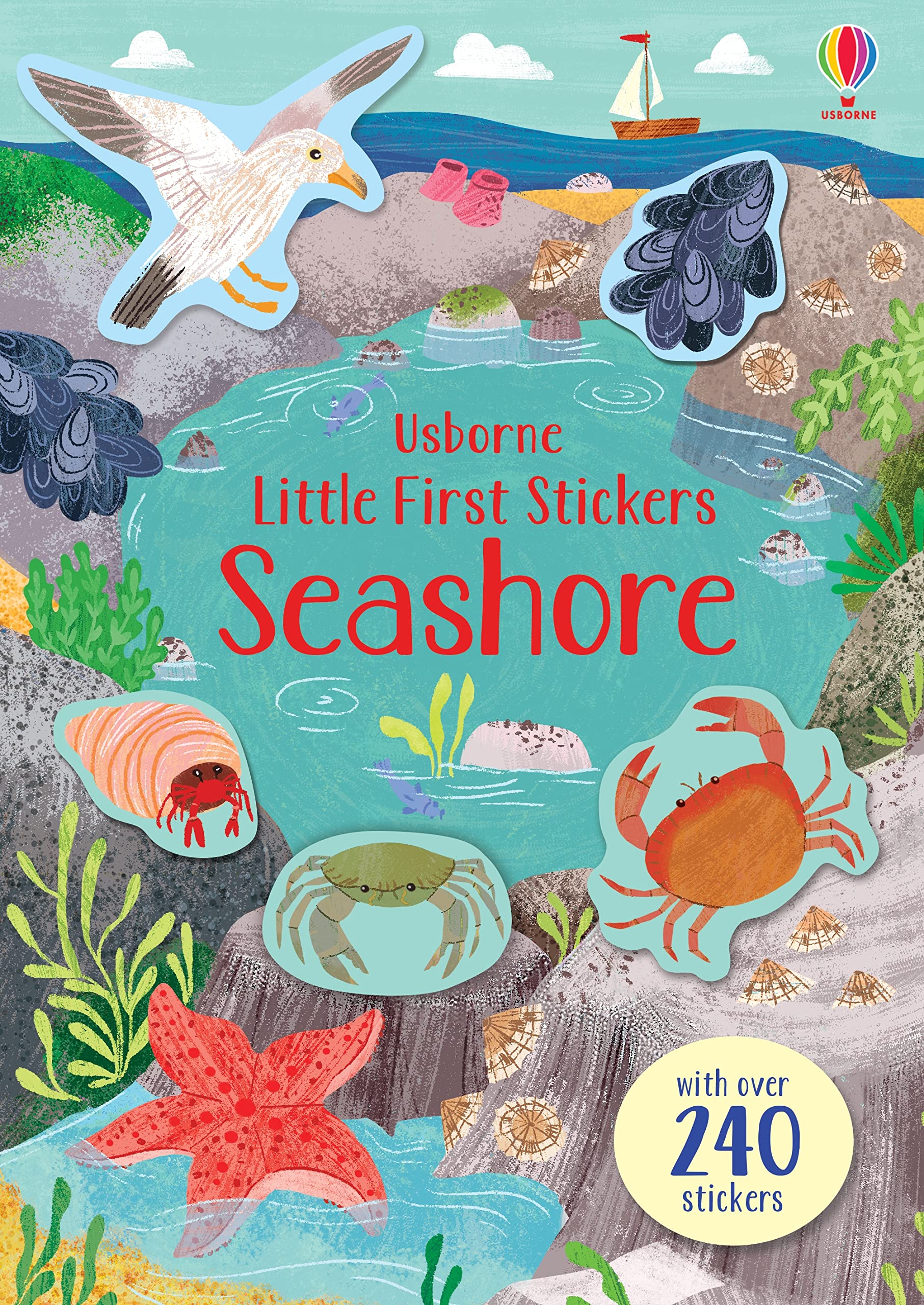 Little First Stickers Seashore: A Fun Beach Activity Book About Sea Creatures an