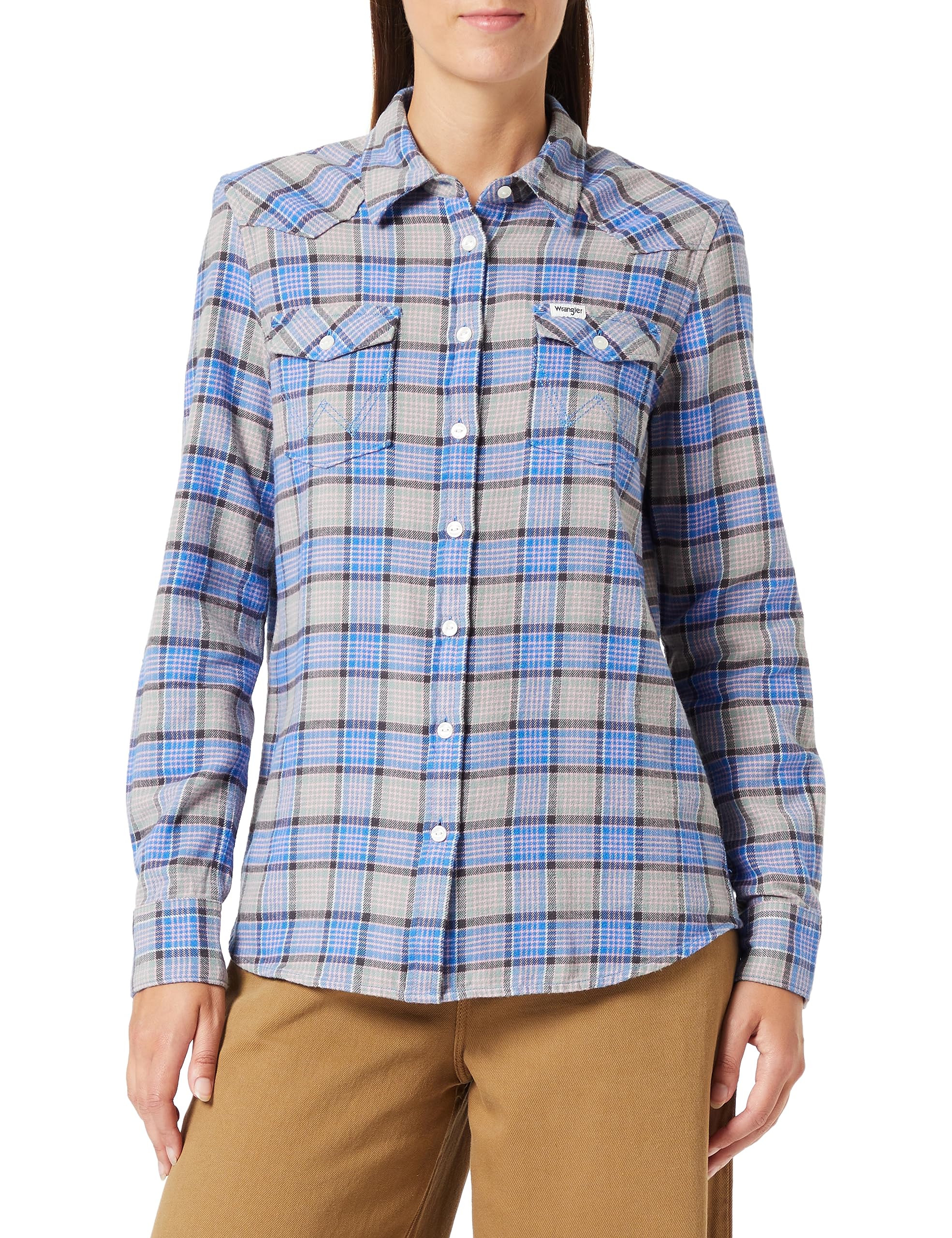 Wrangler Women's Slim Reg Western Shirt