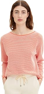 Tom Tailor 1033125 Women's Knitted Sweater with Structure (Pack of 1)