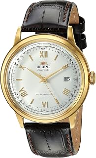 Orient Men's '2nd Gen. Bambino Ver. 2' Japanese Automatic Stainless Steel and Leather Dress Watch