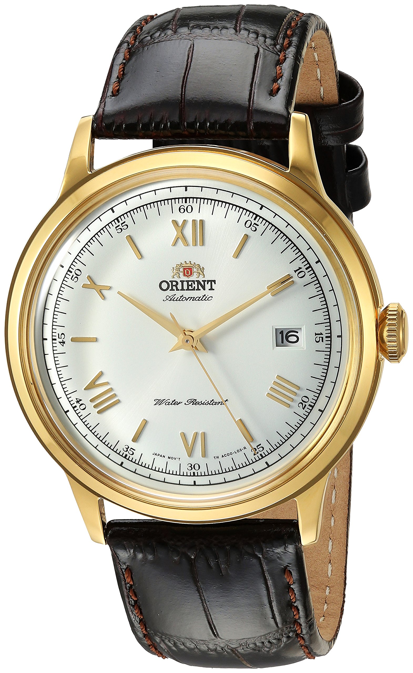 Orient Men's '2nd Gen. Bambino Ver. 2' Japanese Automatic Stainless Steel and Le