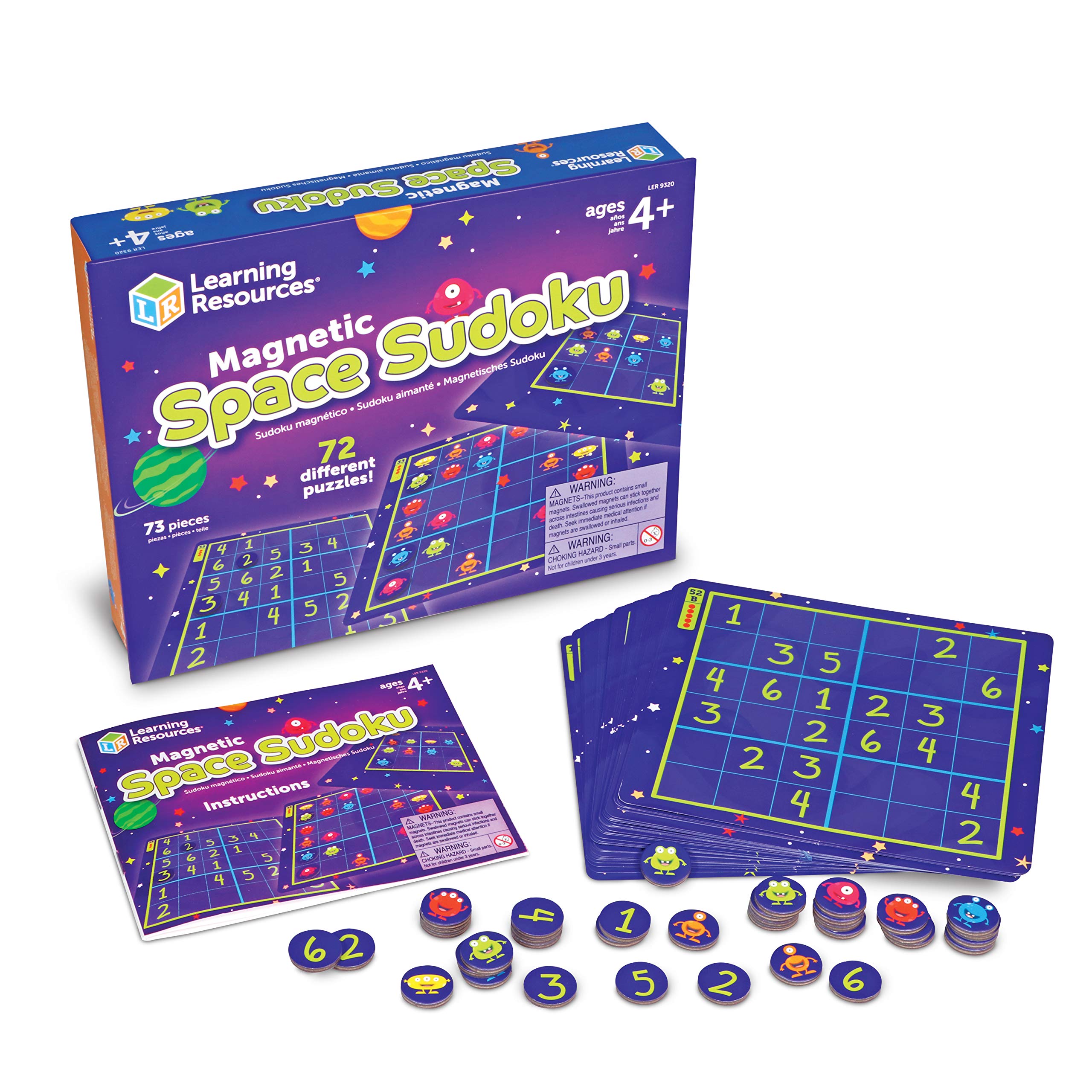 Learning Resources Magnetic Space Sudoku | Space Games for Kids, Sudoku for Kids