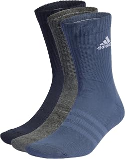 adidas Unisex Adult Cushioned Crew Socks 3 Pairs