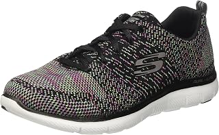 Skechers Flex Appeal 2.0-High Energy, Women's Sports Shoes, Grey, 8 UK