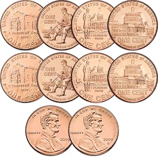 2009 P&D Lincoln Cent Bicentennial Anniversary 8-Coin Set Uncirculated