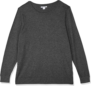 Amazon Essentials Women’s Lightweight Long Sleeve Round Neck Jumper (Available in Plus Sizes)