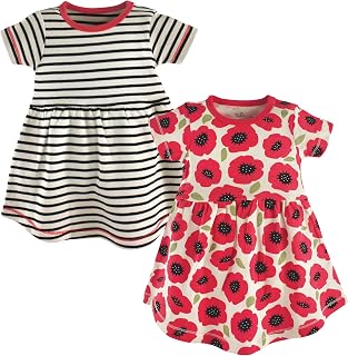 Touched by Nature Girls, Toddler, Baby and Womens Organic Cotton Short-Sleeve and Long-Sleeve Dresses