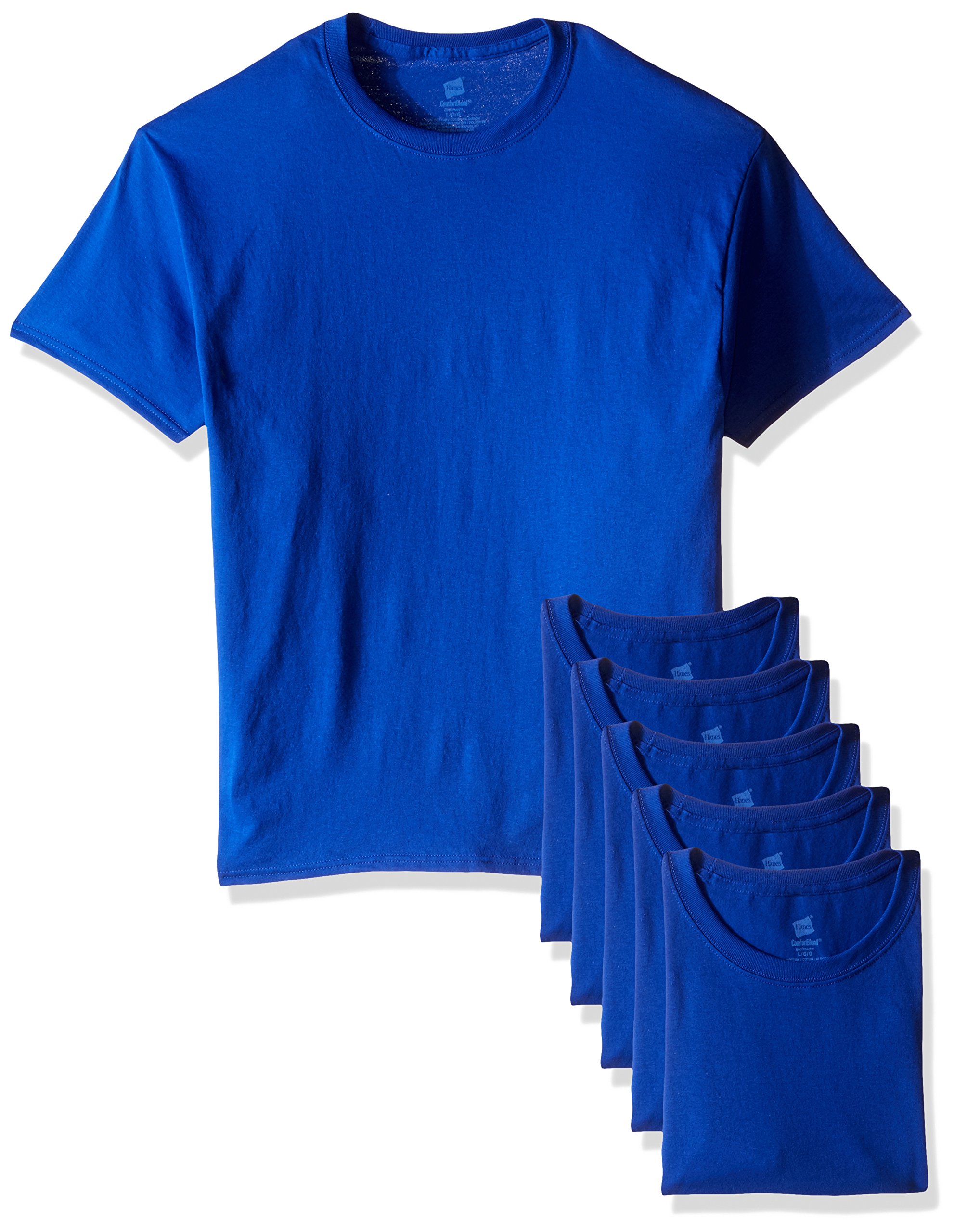 Hanes Men's EcoSmart T-Shirt (Pack of 6)