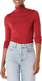 Amazon Essentials Women's Slim Fit Lightweight Classic Fit Long Sleeve Pullover with Crew Neck