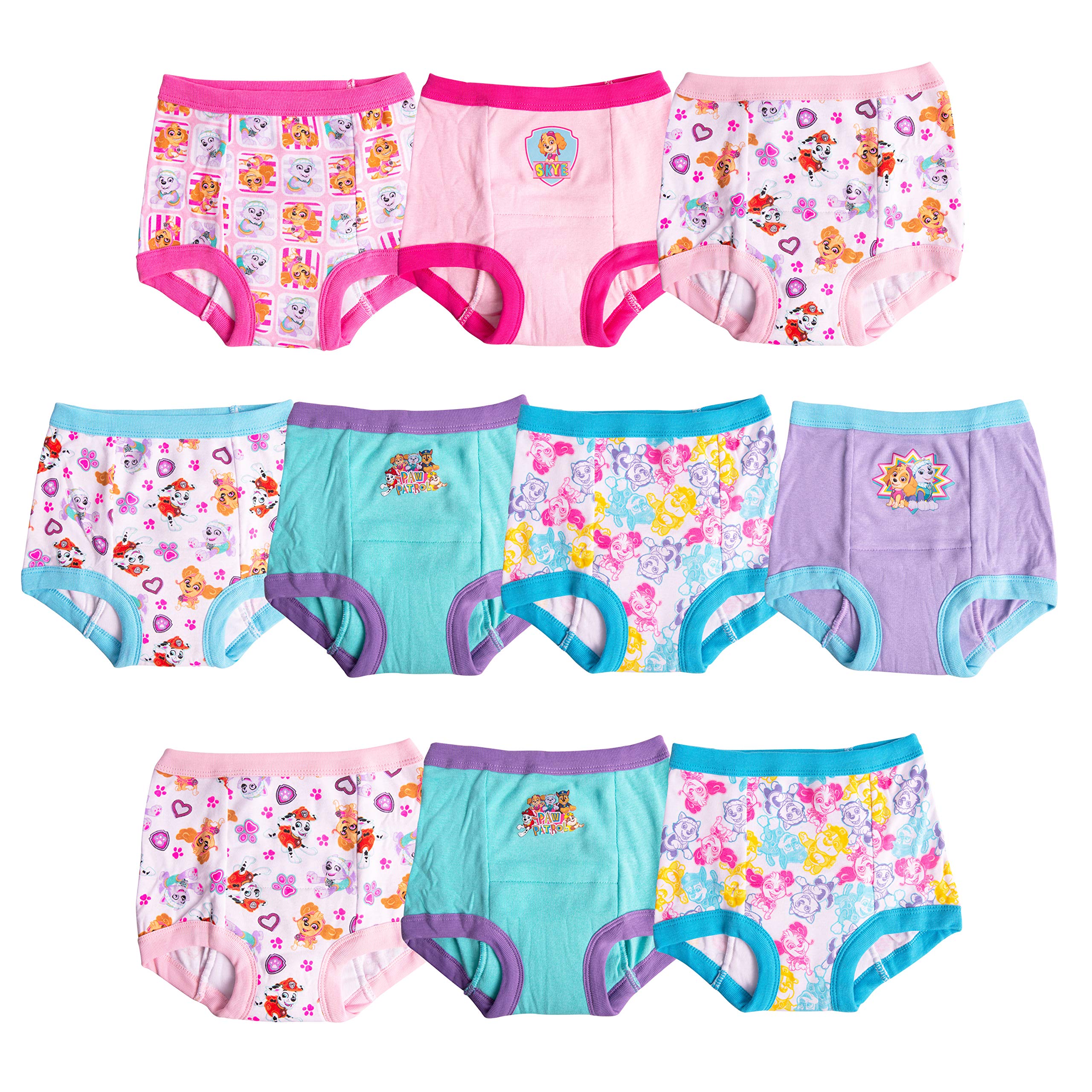 Paw Patrol Girls' Toddler Potty Training Pants With Chase, Skye & More With Succ