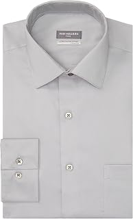 Van Heusen Mens Dress Shirt Slim Fit Ultra Wrinkle Free Flex Collar Stretch