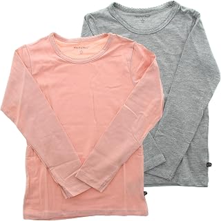 MINYMO MINYMO 2er Pack Blusen mit Langen Ärmeln für Mädchen Shirt for Girls and Girls