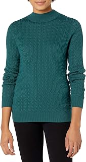 Amazon Essentials Women's Lightweight Long Sleeve Cable Knit Sweater