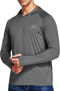 Willit Mens Sun Shirt UPF 50+ Rash Guard Long Sleeve Sun Protection SPF UV for Fishing Athletic Running