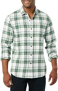 Amazon Essentials Men's Slim Long Sleeve Flannel Shirt