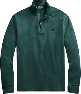 POLO RALPH LAUREN Men's Classic Estate-Rib Quarter-Zip Pullover Sweater