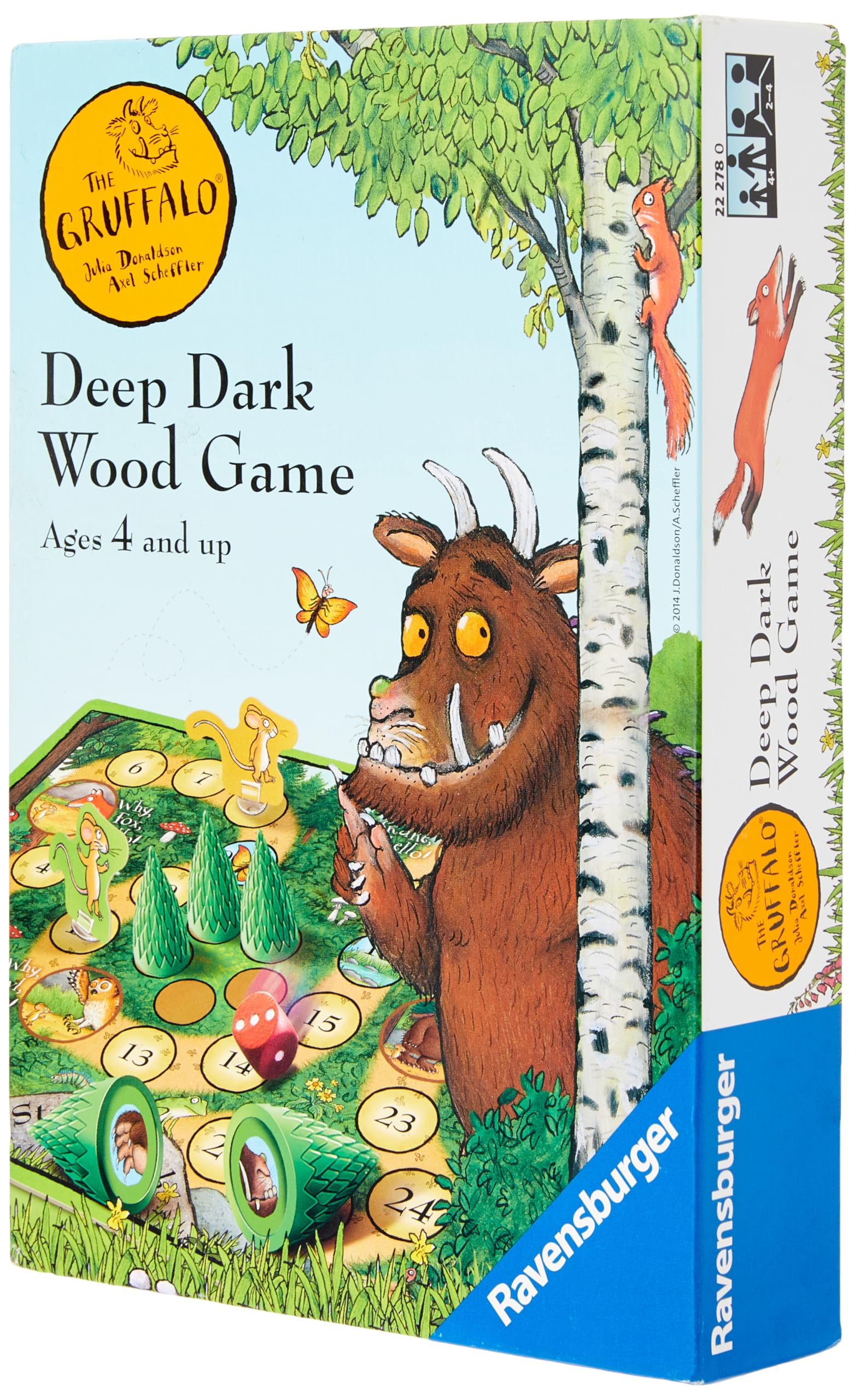 Ravensburger Gruffalo Deep Dark Wood Board Game – Kids Family Adventure Game Age