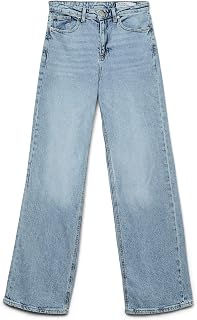 Vero Moda - Vmtessa HR Wide Jeans Ra339 Ga Noos, Gamba Dritta Donna