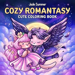 Cozy Romantasy: Cute Coloring Book for Adults and Teens with Fantasy Romance Scenes for Relaxation (Cozy Coloring Books)