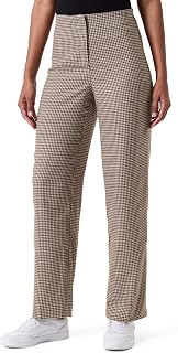 VERO MODA Vmrilla Straight Check Pants Boo Pants for Women