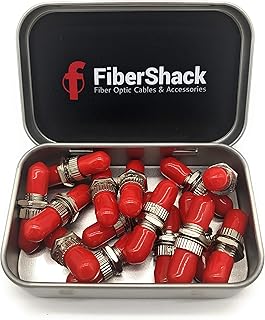 ST Fiber Coupler 15 Pack Tin. ST Fiber Optic Couplers for Extending STUPC Single Mode Cables - Our STUPC Fiber Connectors are pre-Cleaned Barrel Connectors