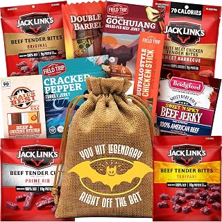 Halloween Beef Jerky Gift Basket - Halloween Treats For Kids, Women, Men | Halloween Gifts for Men - Trick Or Treat Bucket With Spooky Basket Stuffers & Boo Basket For Him By CraveKraft