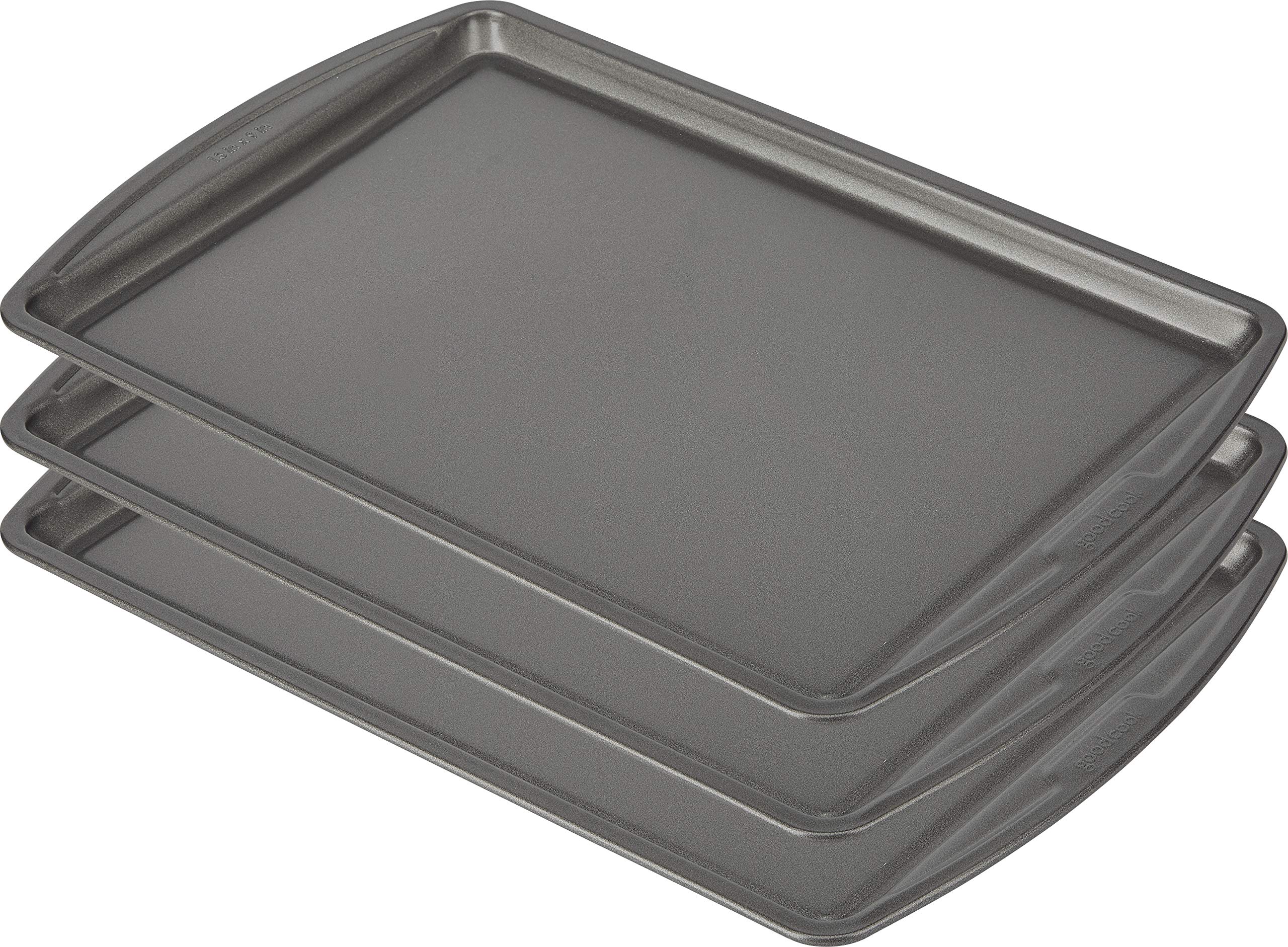GoodCook Everyday Baking Sheet Set Nonstick Carbon Steel Standard-Sized Cookie S