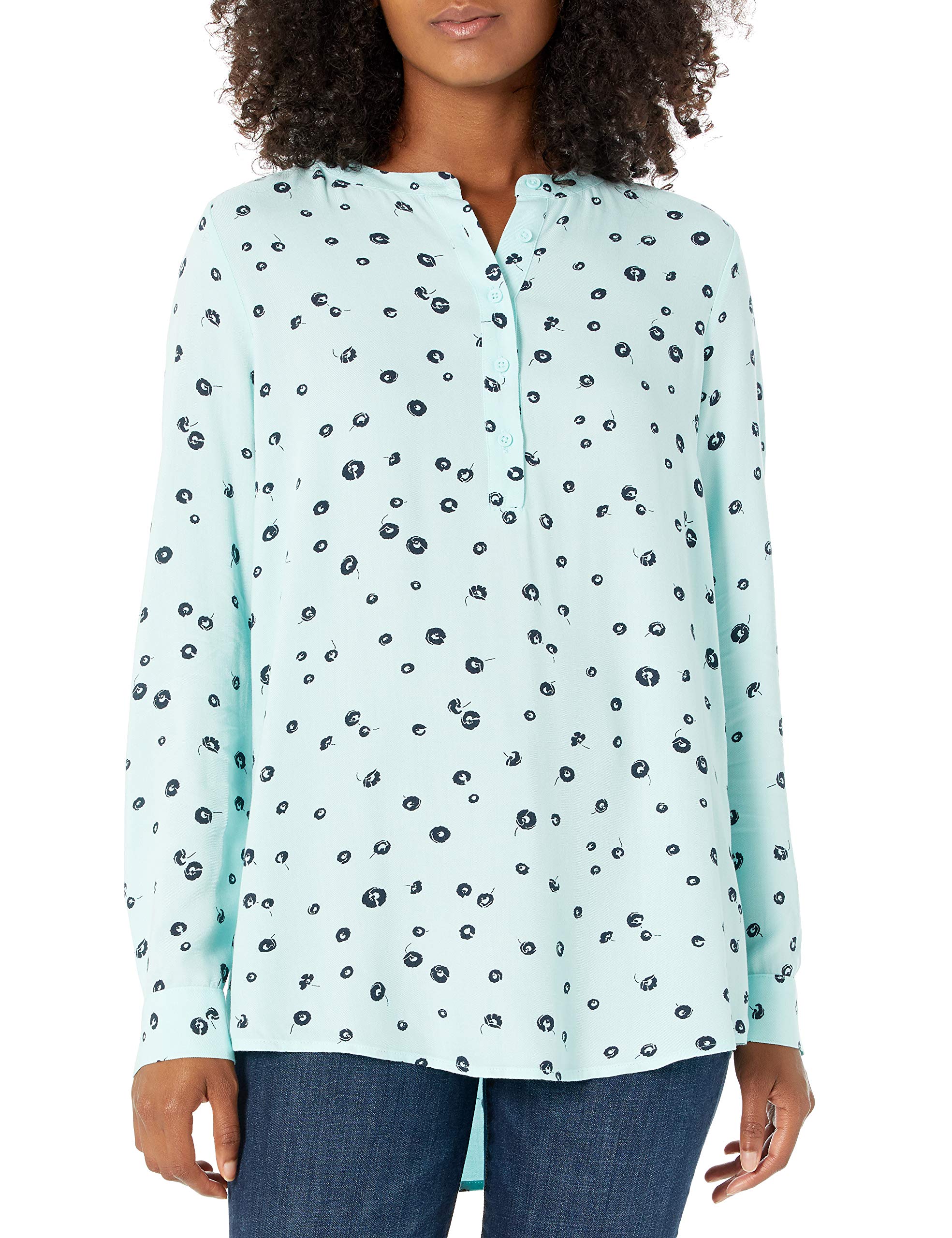 Amazon Essentials Women's Long Sleeve Knit Blouse Tunic
