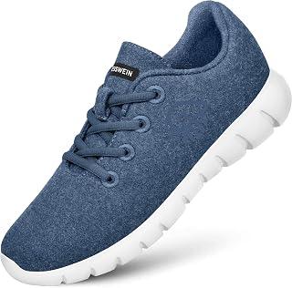 Giesswein Merino Runners Women Breathable Merino Wool 3D Stretch Lightweight Sneakers with Interchangeable Insole, Ocean Blue
