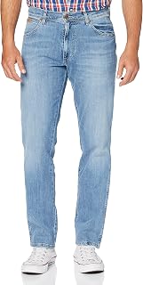 Wrangler Texas Slim II Jeans for Men, bluegenics, 34W / 30L