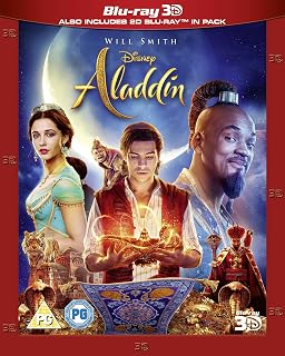 Disney's Aladdin Live Action [3D + Blu-ray] [Region Free] [2019]