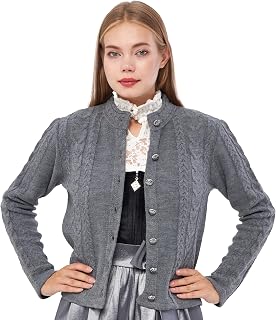 Lifos Women's Costume Jacket - Dirndl Jacket Short Traditional Cardigan