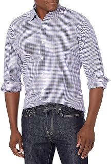 Amazon Essentials Men's Long Sleeve Casual Poplin Shirt