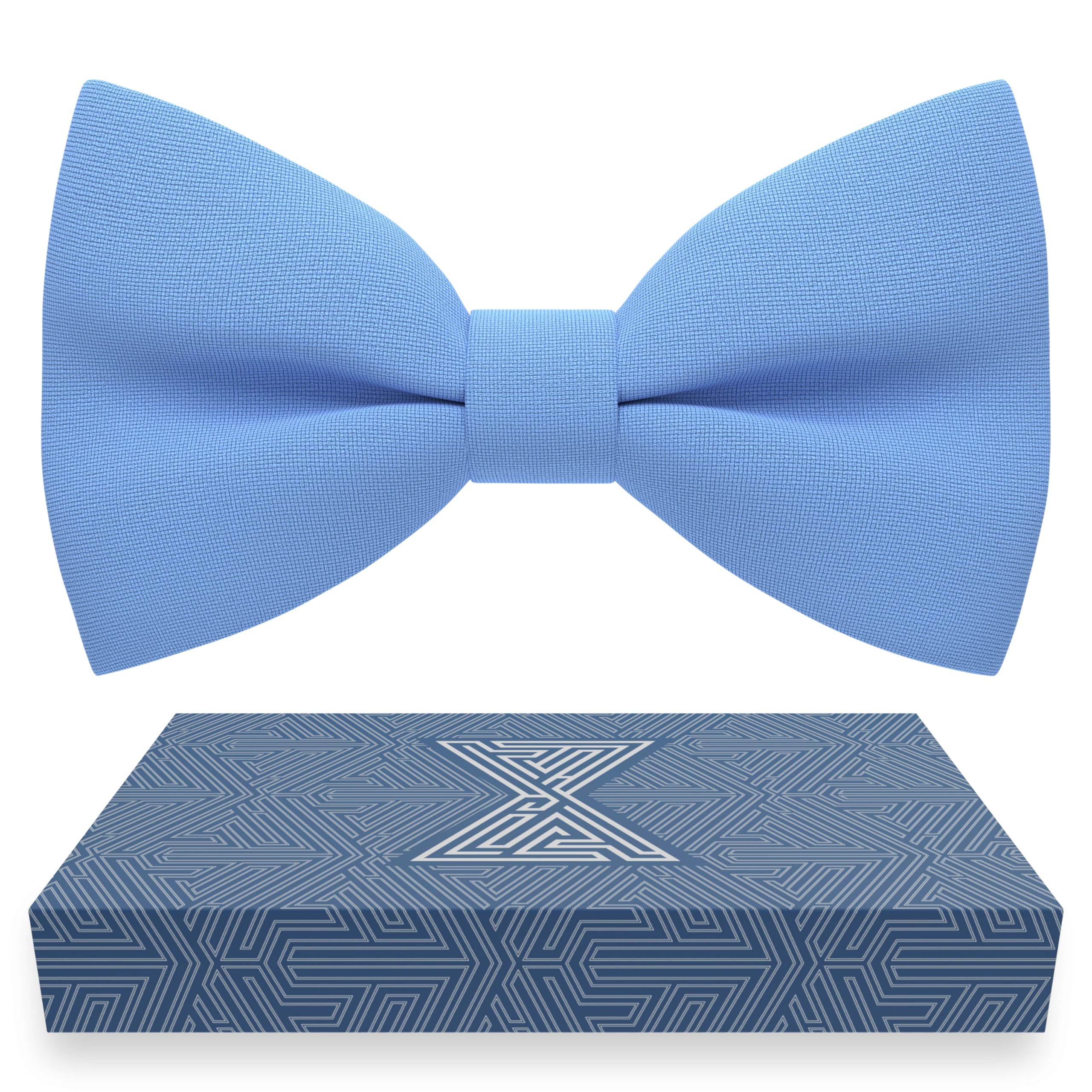 Bow Tie House Mens Bowties Pre-tied Shape Clip on Bowtie Solid Men Formal Wear f