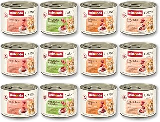 animonda Carny Kitten Wet Food Variation for Cats (12 x 200 g) | Kitten wet food for growing kittens, cat food without cereals and sugar, kitten food in the first year of life