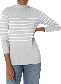 Amazon Essentials Women's Slim-Fit Lightweight Long-Sleeve Turtleneck Jumper